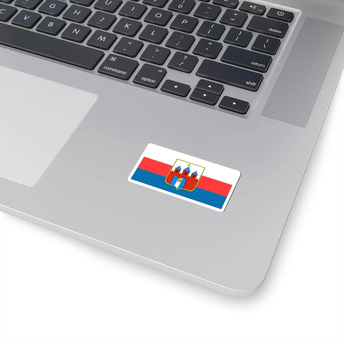 POL Bydgoszcz flag (Poland) STICKER Vinyl Kiss-Cut Decal - The Sticker Space