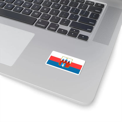POL Bydgoszcz flag (Poland) STICKER Vinyl Kiss-Cut Decal - The Sticker Space