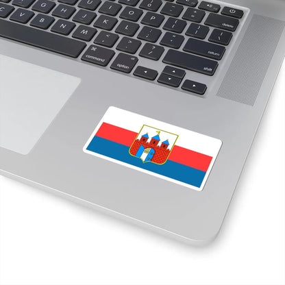 POL Bydgoszcz flag (Poland) STICKER Vinyl Kiss-Cut Decal - The Sticker Space