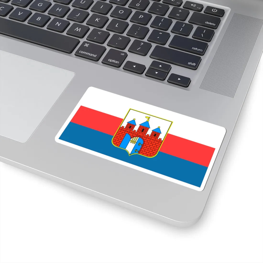 POL Bydgoszcz flag (Poland) STICKER Vinyl Kiss-Cut Decal - The Sticker Space