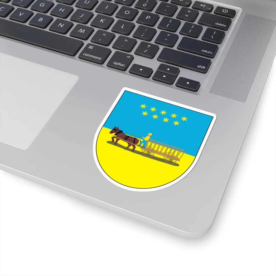 POL Bytom-Miechowice COA (Poland) (Coat of Arms) STICKER Vinyl Kiss-Cut Decal - The Sticker Space