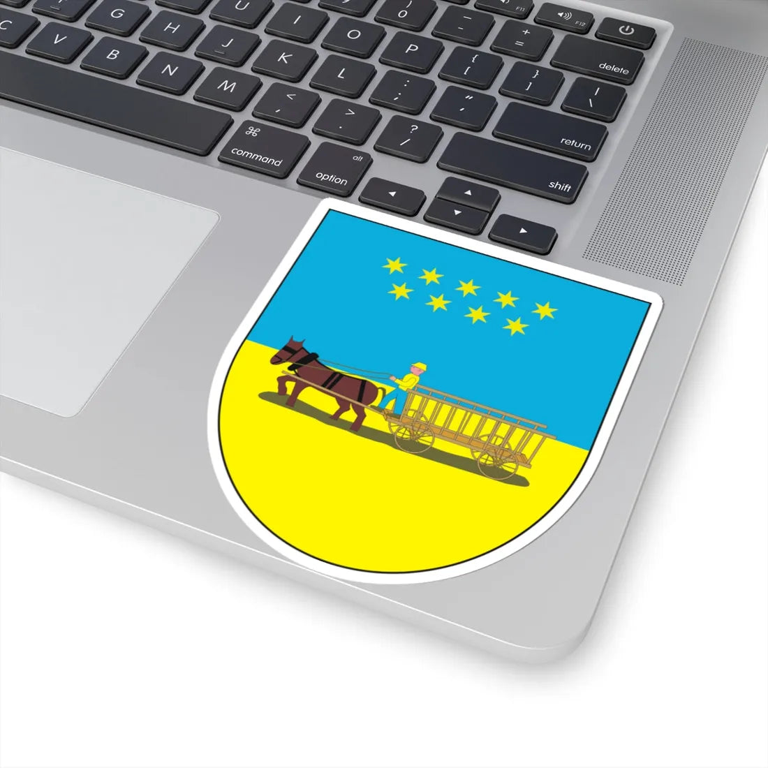 POL Bytom-Miechowice COA (Poland) (Coat of Arms) STICKER Vinyl Kiss-Cut Decal - The Sticker Space