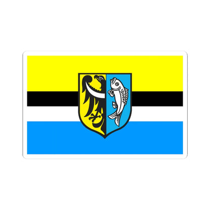 POL Bytom Odrzanski flag (Poland) STICKER Vinyl Kiss-Cut Decal 3 Inch White - The Sticker Space