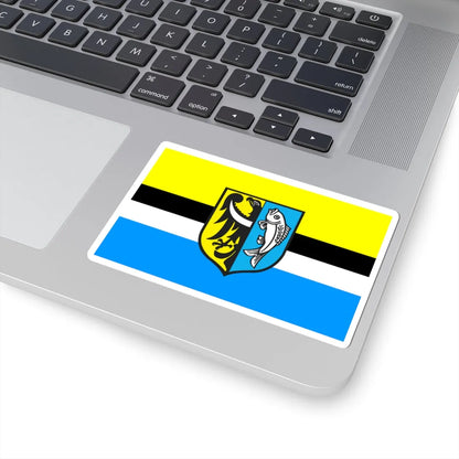 POL Bytom Odrzanski flag (Poland) STICKER Vinyl Kiss-Cut Decal - The Sticker Space
