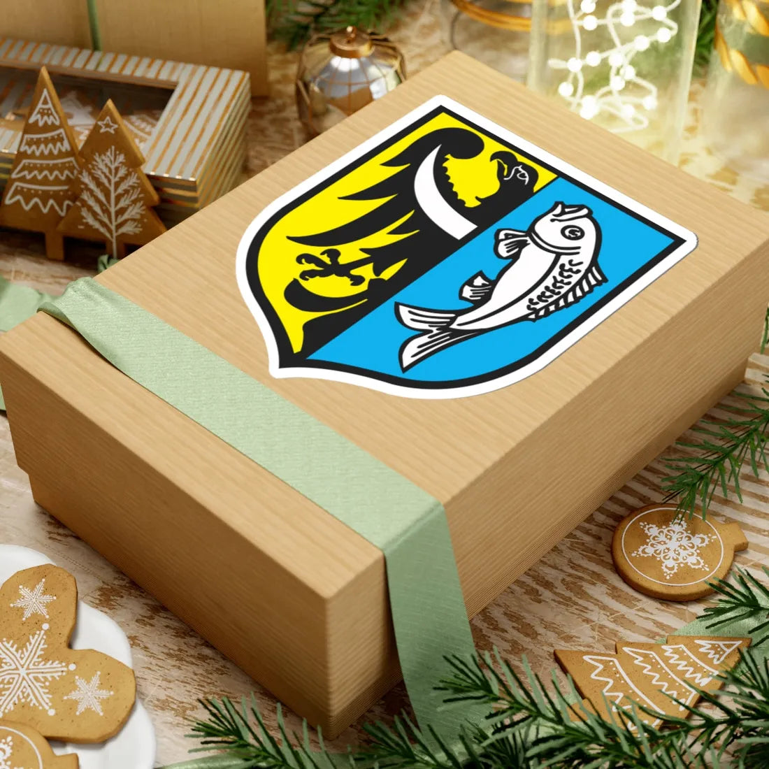 POL Bytom Odrzański COA (Poland) (Coat of Arms) STICKER Vinyl Kiss-Cut Decal - The Sticker Space