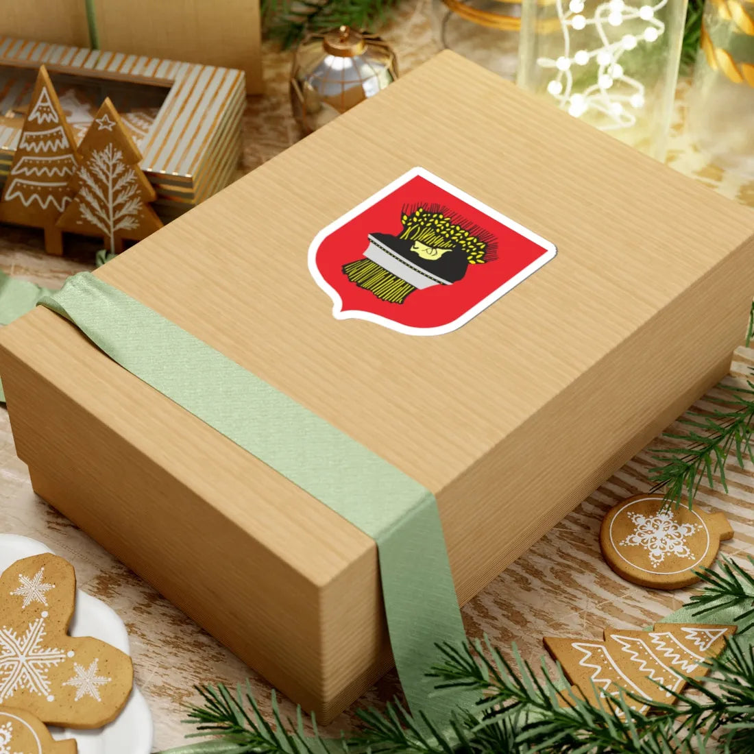 POL Cegłów COA (Poland) (Coat of Arms) STICKER Vinyl Kiss-Cut Decal - The Sticker Space