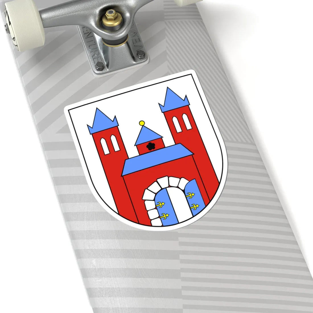 POL Chełmża COA (Poland) (Coat of Arms) STICKER Vinyl Kiss-Cut Decal - The Sticker Space