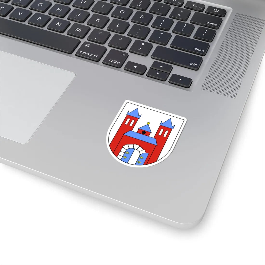 POL Chełmża COA (Poland) (Coat of Arms) STICKER Vinyl Kiss-Cut Decal - The Sticker Space