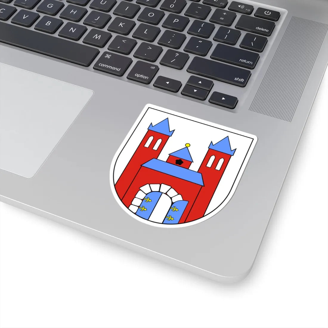POL Chełmża COA (Poland) (Coat of Arms) STICKER Vinyl Kiss-Cut Decal - The Sticker Space