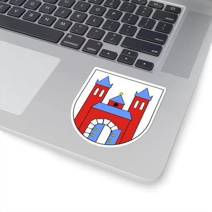 POL Chełmża COA (Poland) (Coat of Arms) STICKER Vinyl Kiss-Cut Decal - The Sticker Space