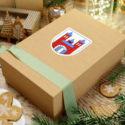 POL Chełmża COA (Poland) (Coat of Arms) STICKER Vinyl Kiss-Cut Decal - The Sticker Space