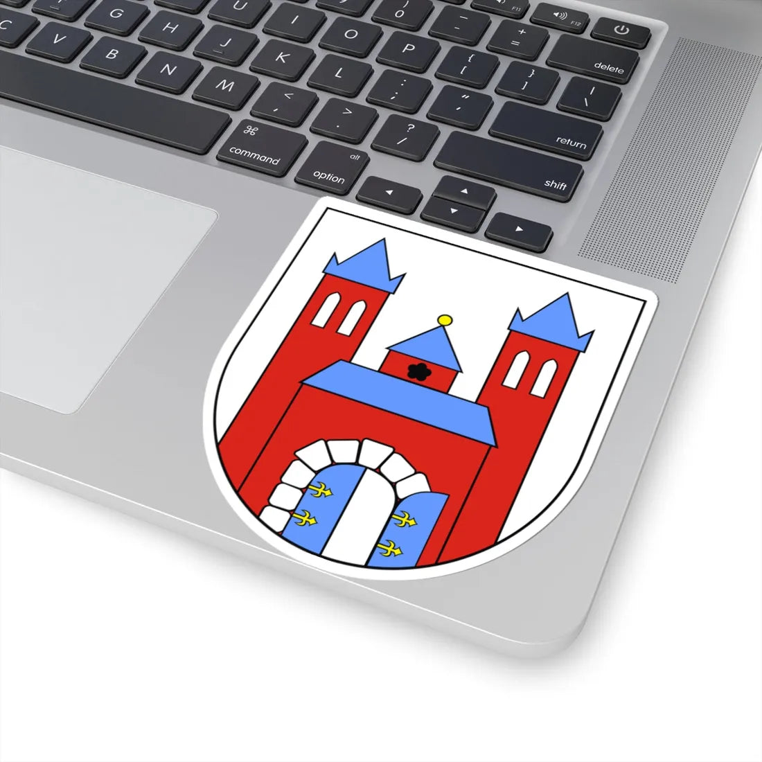 POL Chełmża COA (Poland) (Coat of Arms) STICKER Vinyl Kiss-Cut Decal - The Sticker Space