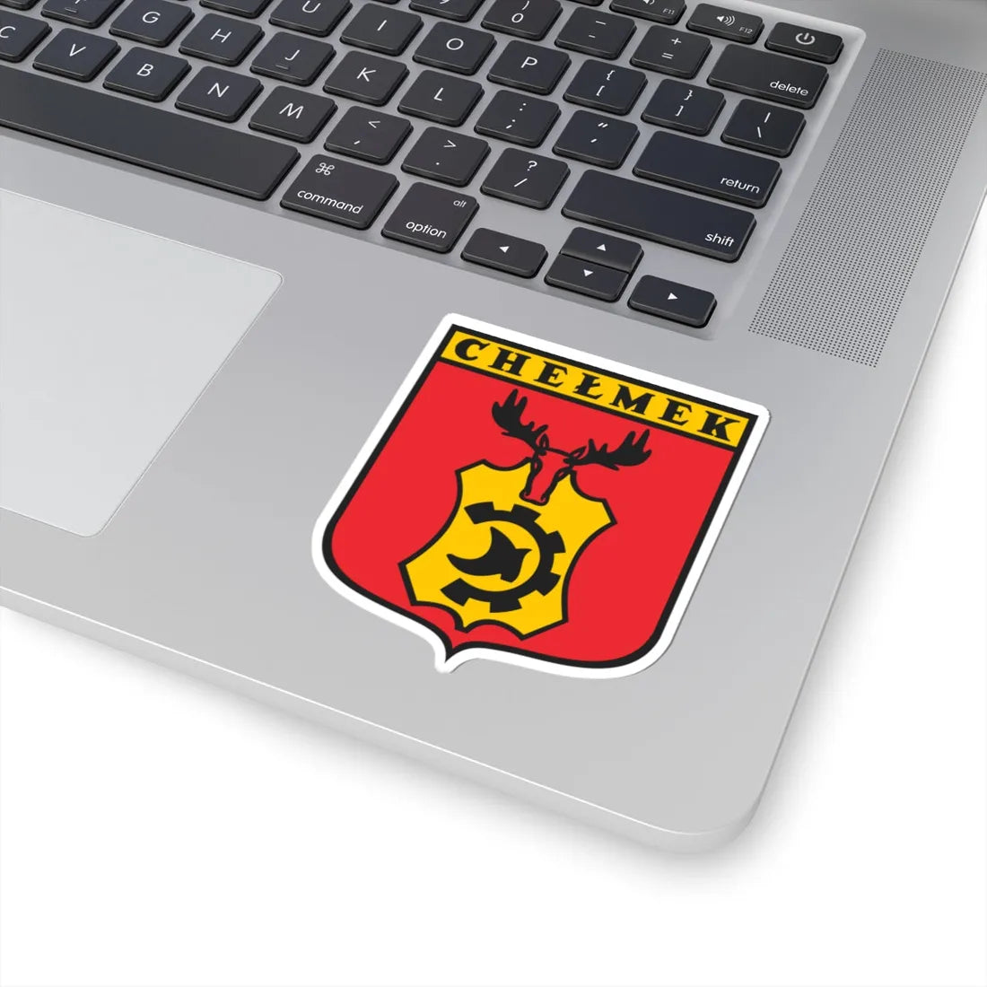 POL Chełmek COA (Poland) (Coat of Arms) STICKER Vinyl Kiss-Cut Decal - The Sticker Space