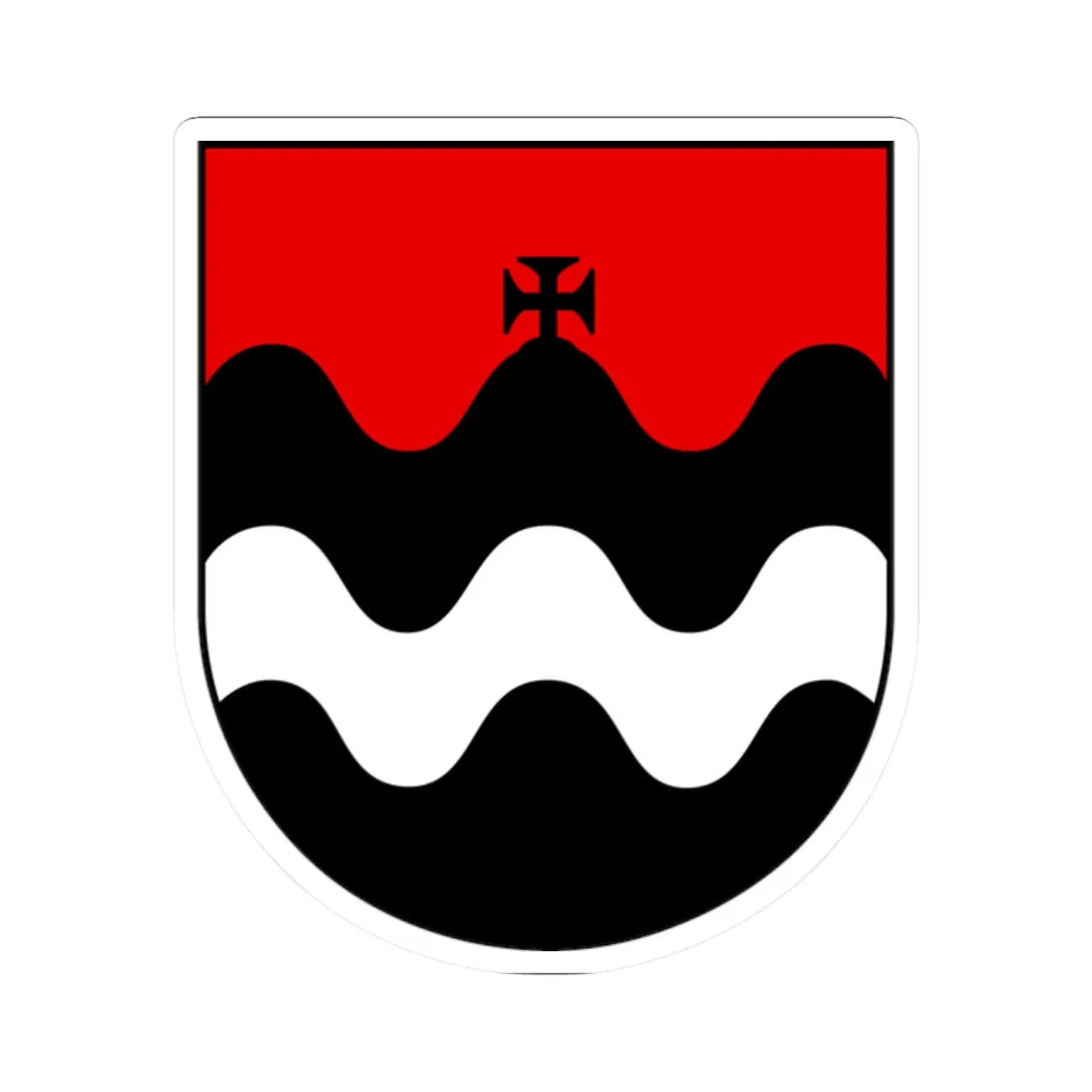 POL Chełmno COA do 2000 (Poland) (Coat of Arms) STICKER Vinyl Kiss-Cut Decal 2 Inch White - The Sticker Space