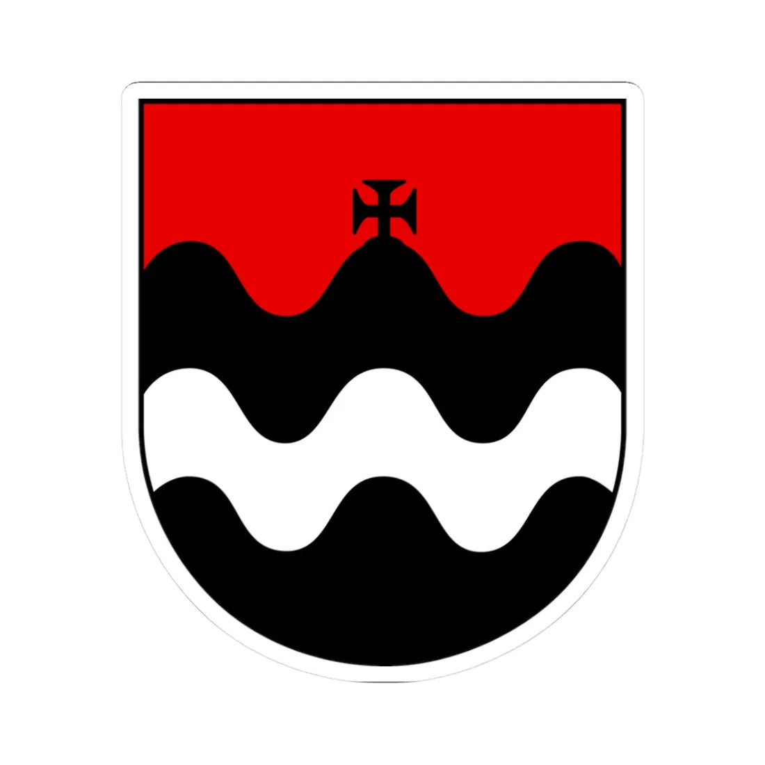 POL Chełmno COA do 2000 (Poland) (Coat of Arms) STICKER Vinyl Kiss-Cut Decal 3 Inch White - The Sticker Space