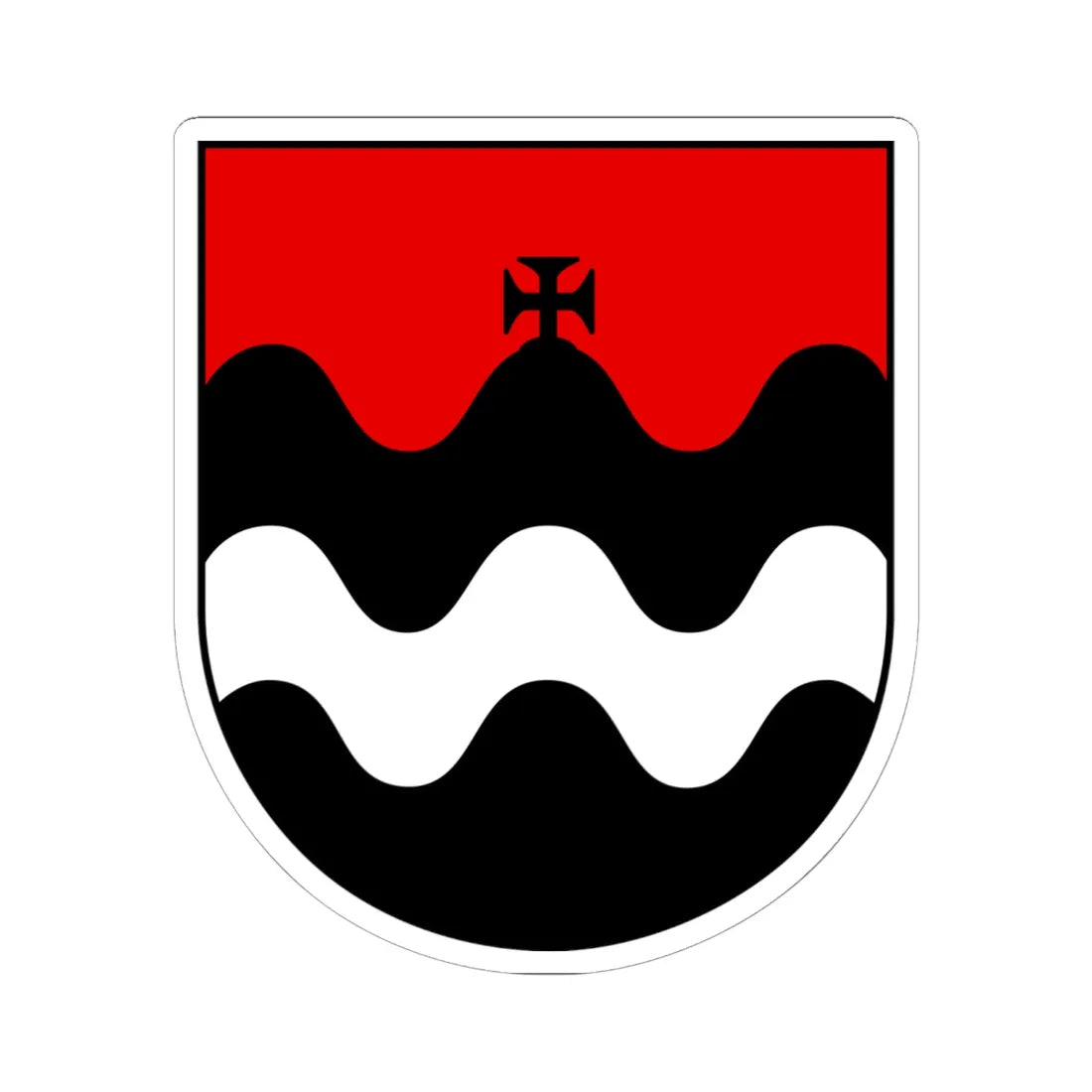 POL Chełmno COA do 2000 (Poland) (Coat of Arms) STICKER Vinyl Kiss-Cut Decal 6 Inch White - The Sticker Space