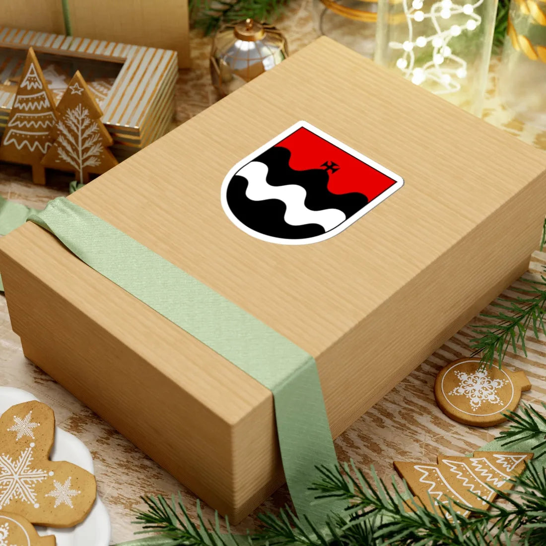 POL Chełmno COA do 2000 (Poland) (Coat of Arms) STICKER Vinyl Kiss-Cut Decal - The Sticker Space