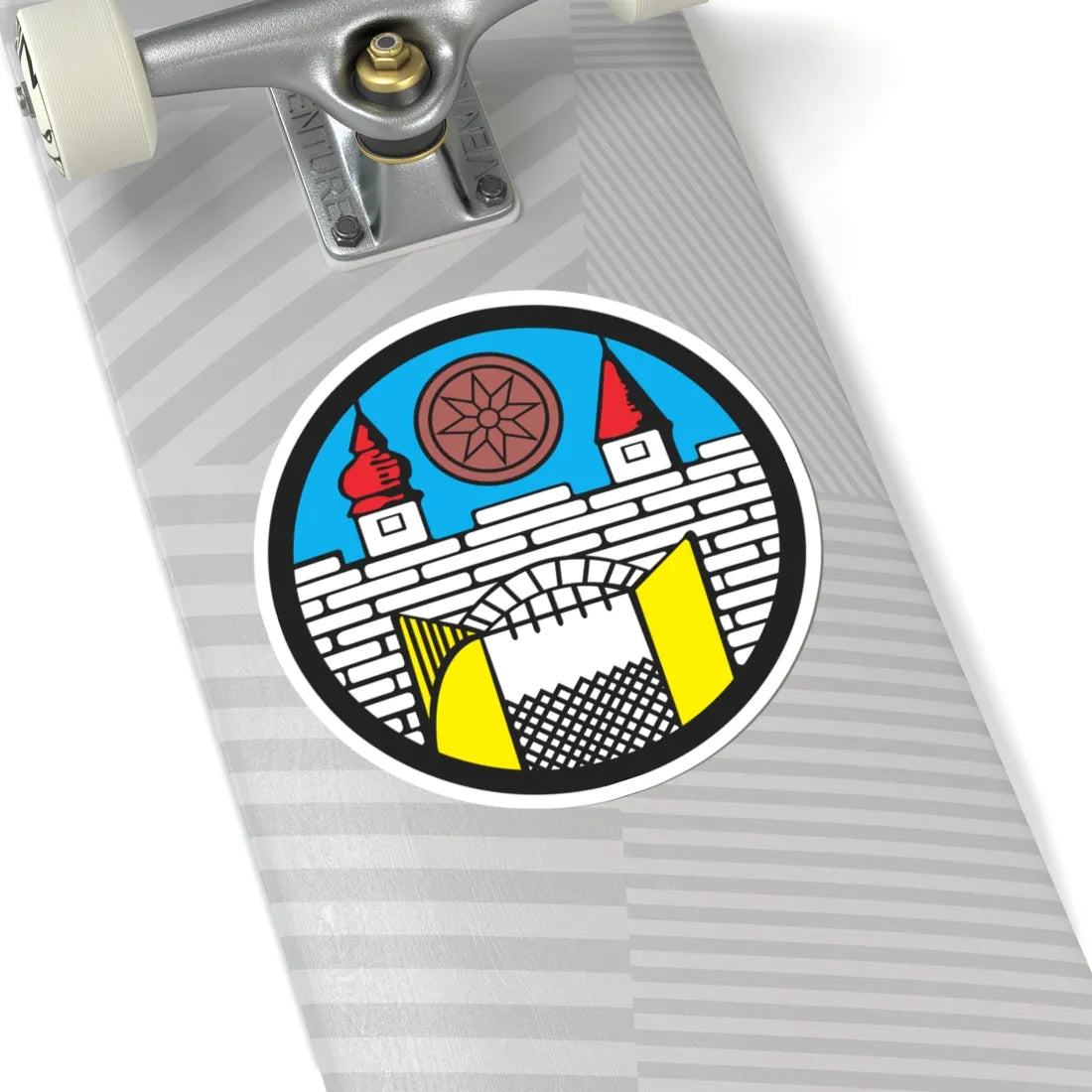 POL Chocianów COA (Poland) (Coat of Arms) STICKER Vinyl Kiss-Cut Decal - The Sticker Space