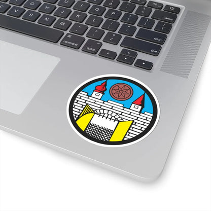 POL Chocianów COA (Poland) (Coat of Arms) STICKER Vinyl Kiss-Cut Decal - The Sticker Space