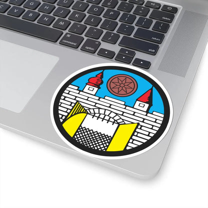 POL Chocianów COA (Poland) (Coat of Arms) STICKER Vinyl Kiss-Cut Decal - The Sticker Space