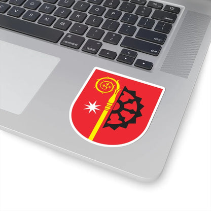 POL Chociwel COA (Poland) (Coat of Arms) STICKER Vinyl Kiss-Cut Decal - The Sticker Space