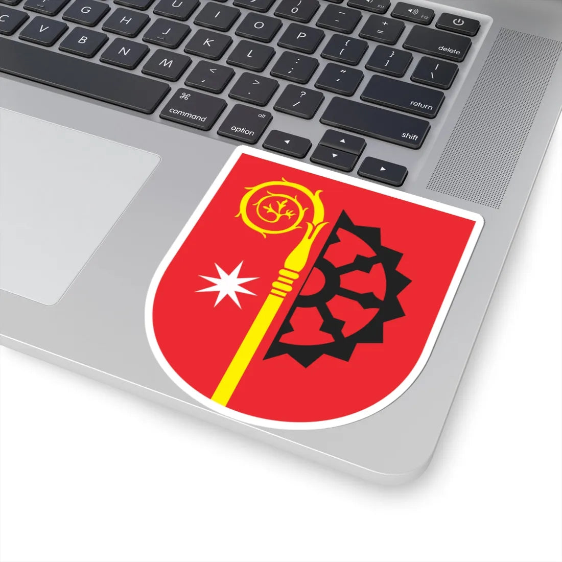 POL Chociwel COA (Poland) (Coat of Arms) STICKER Vinyl Kiss-Cut Decal - The Sticker Space