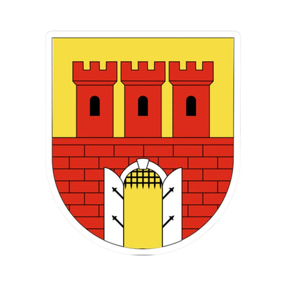 POL Chodzież COA (Poland) (Coat of Arms) STICKER Vinyl Kiss-Cut Decal 2 Inch White - The Sticker Space