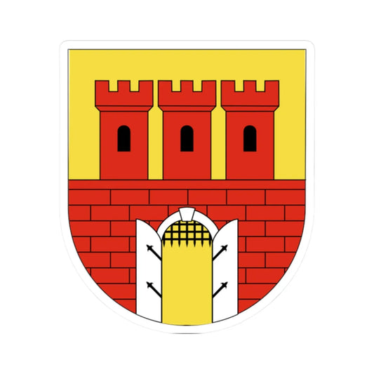 POL Chodzież COA (Poland) (Coat of Arms) STICKER Vinyl Kiss-Cut Decal 2 Inch White - The Sticker Space