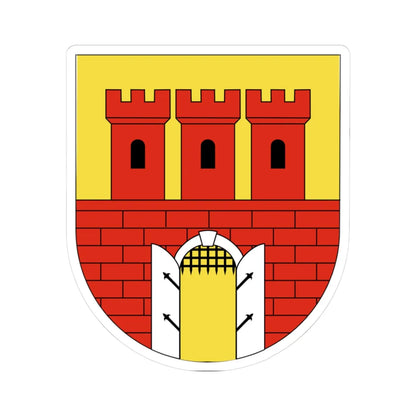 POL Chodzież COA (Poland) (Coat of Arms) STICKER Vinyl Kiss-Cut Decal 3 Inch White - The Sticker Space