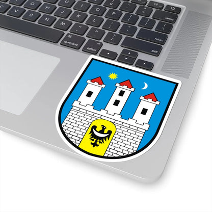 POL Chojnów COA (Poland) (Coat of Arms) STICKER Vinyl Kiss-Cut Decal - The Sticker Space