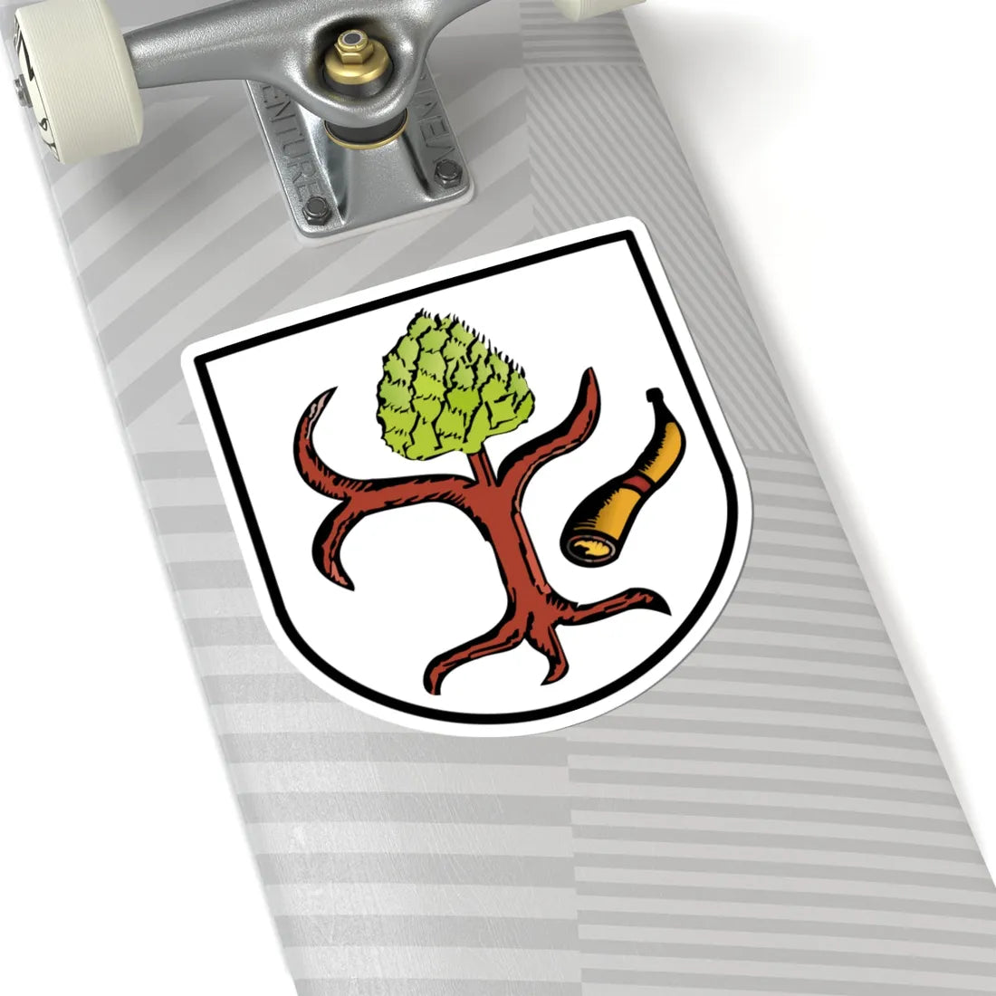 POL Chorzele alt COA (Poland) (Coat of Arms) STICKER Vinyl Kiss-Cut Decal - The Sticker Space