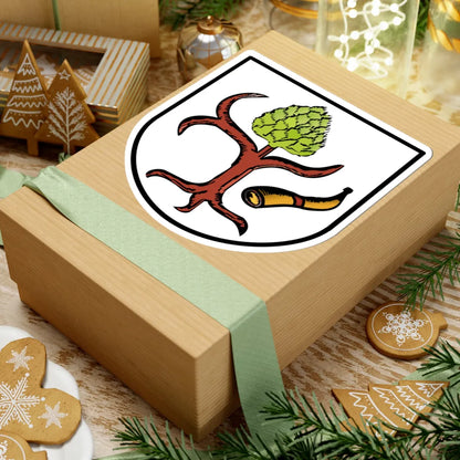 POL Chorzele alt COA (Poland) (Coat of Arms) STICKER Vinyl Kiss-Cut Decal - The Sticker Space