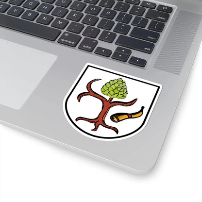 POL Chorzele alt COA (Poland) (Coat of Arms) STICKER Vinyl Kiss-Cut Decal - The Sticker Space