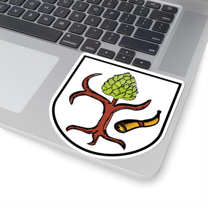 POL Chorzele alt COA (Poland) (Coat of Arms) STICKER Vinyl Kiss-Cut Decal - The Sticker Space