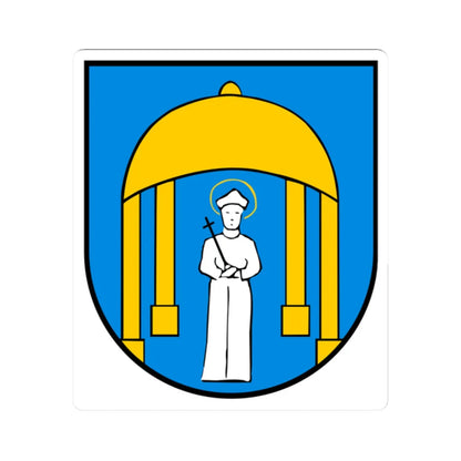 POL Chropaczów COA (Poland) (Coat of Arms) STICKER Vinyl Kiss-Cut Decal 2 Inch White - The Sticker Space