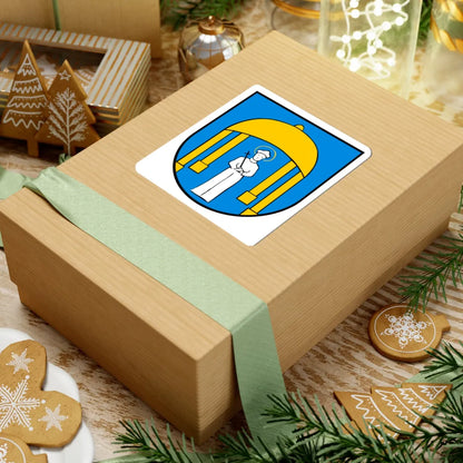 POL Chropaczów COA (Poland) (Coat of Arms) STICKER Vinyl Kiss-Cut Decal - The Sticker Space