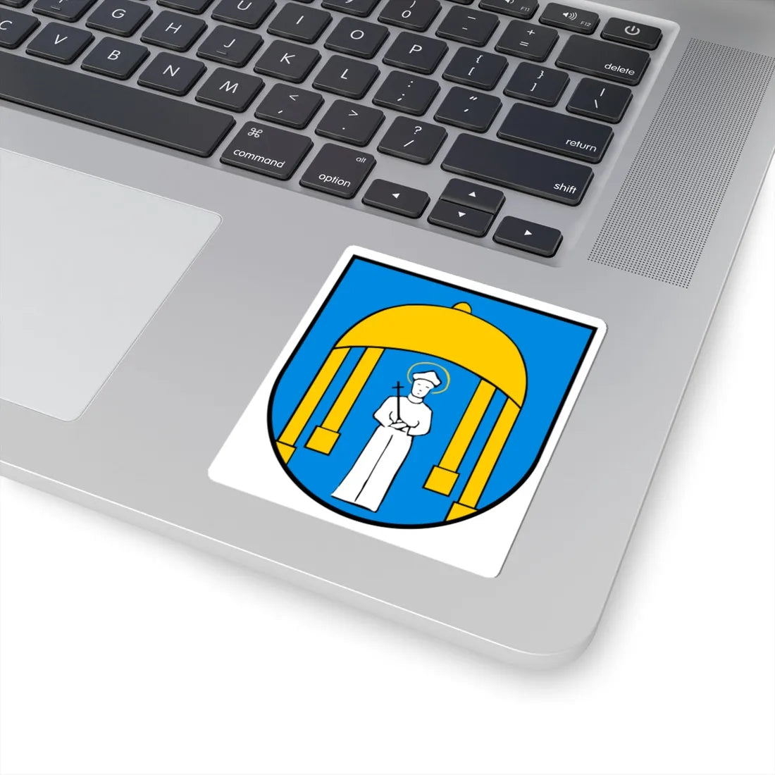 POL Chropaczów COA (Poland) (Coat of Arms) STICKER Vinyl Kiss-Cut Decal - The Sticker Space