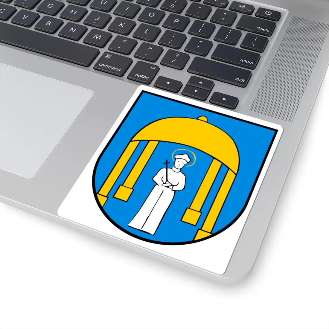 POL Chropaczów COA (Poland) (Coat of Arms) STICKER Vinyl Kiss-Cut Decal - The Sticker Space