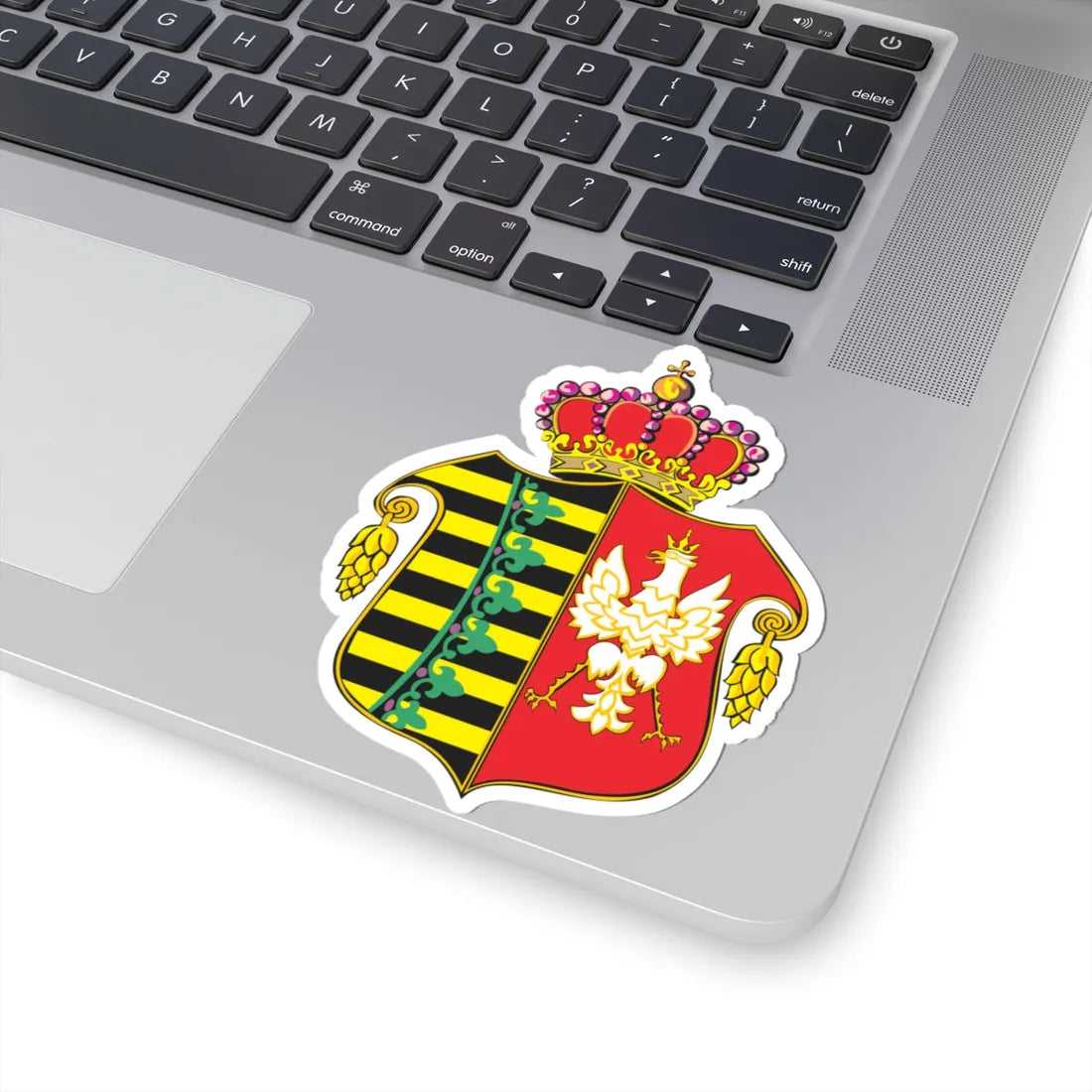 POL Chrzanów COA do 2020 (Poland) (Coat of Arms) STICKER Vinyl Kiss-Cut Decal - The Sticker Space