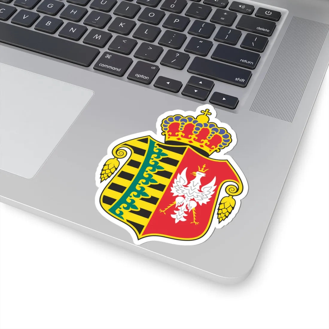 POL Chrzanów COA (Poland) (Coat of Arms) STICKER Vinyl Kiss-Cut Decal - The Sticker Space