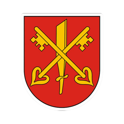 POL Chwaliszewo COA (Poland) (Coat of Arms) STICKER Vinyl Kiss-Cut Decal 2 Inch White - The Sticker Space