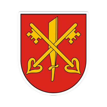 POL Chwaliszewo COA (Poland) (Coat of Arms) STICKER Vinyl Kiss-Cut Decal 3 Inch White - The Sticker Space