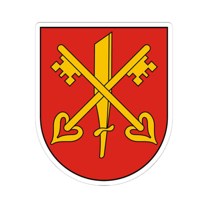 POL Chwaliszewo COA (Poland) (Coat of Arms) STICKER Vinyl Kiss-Cut Decal 6 Inch White - The Sticker Space