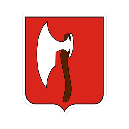 POL Chyrów COA (Ukraine) (Coat of Arms) STICKER Vinyl Kiss-Cut Decal 4 Inch White - The Sticker Space