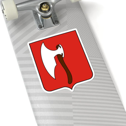 POL Chyrów COA (Ukraine) (Coat of Arms) STICKER Vinyl Kiss-Cut Decal - The Sticker Space