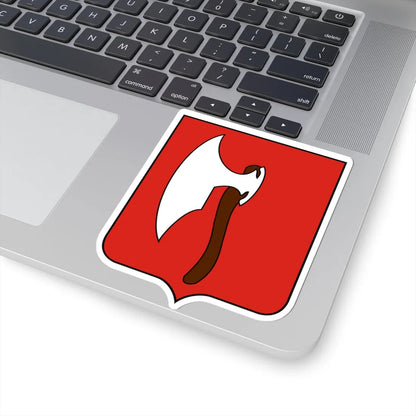 POL Chyrów COA (Ukraine) (Coat of Arms) STICKER Vinyl Kiss-Cut Decal - The Sticker Space