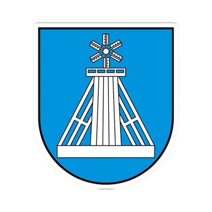 POL Ciechocinek COA (Poland) (Coat of Arms) STICKER Vinyl Kiss-Cut Decal 2 Inch White - The Sticker Space