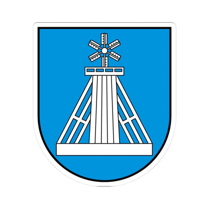 POL Ciechocinek COA (Poland) (Coat of Arms) STICKER Vinyl Kiss-Cut Decal 3 Inch White - The Sticker Space