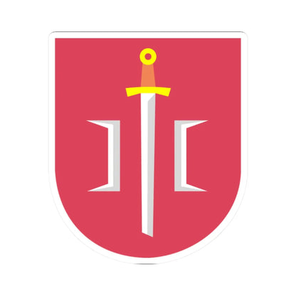 POL Cieszanów COA (Poland) (Coat of Arms) STICKER Vinyl Kiss-Cut Decal 2 Inch White - The Sticker Space