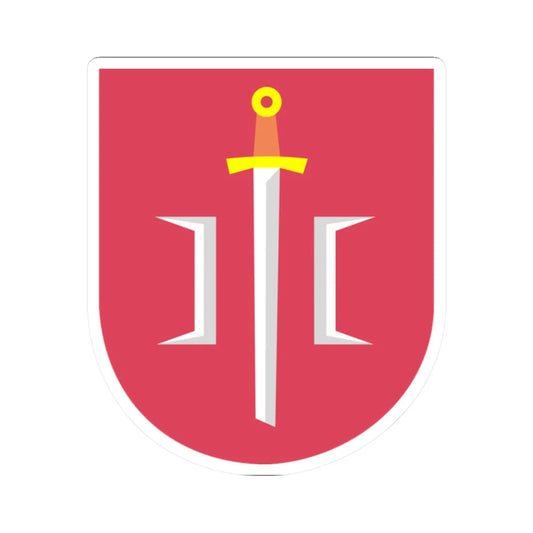 POL Cieszanów COA (Poland) (Coat of Arms) STICKER Vinyl Kiss-Cut Decal 2 Inch White - The Sticker Space